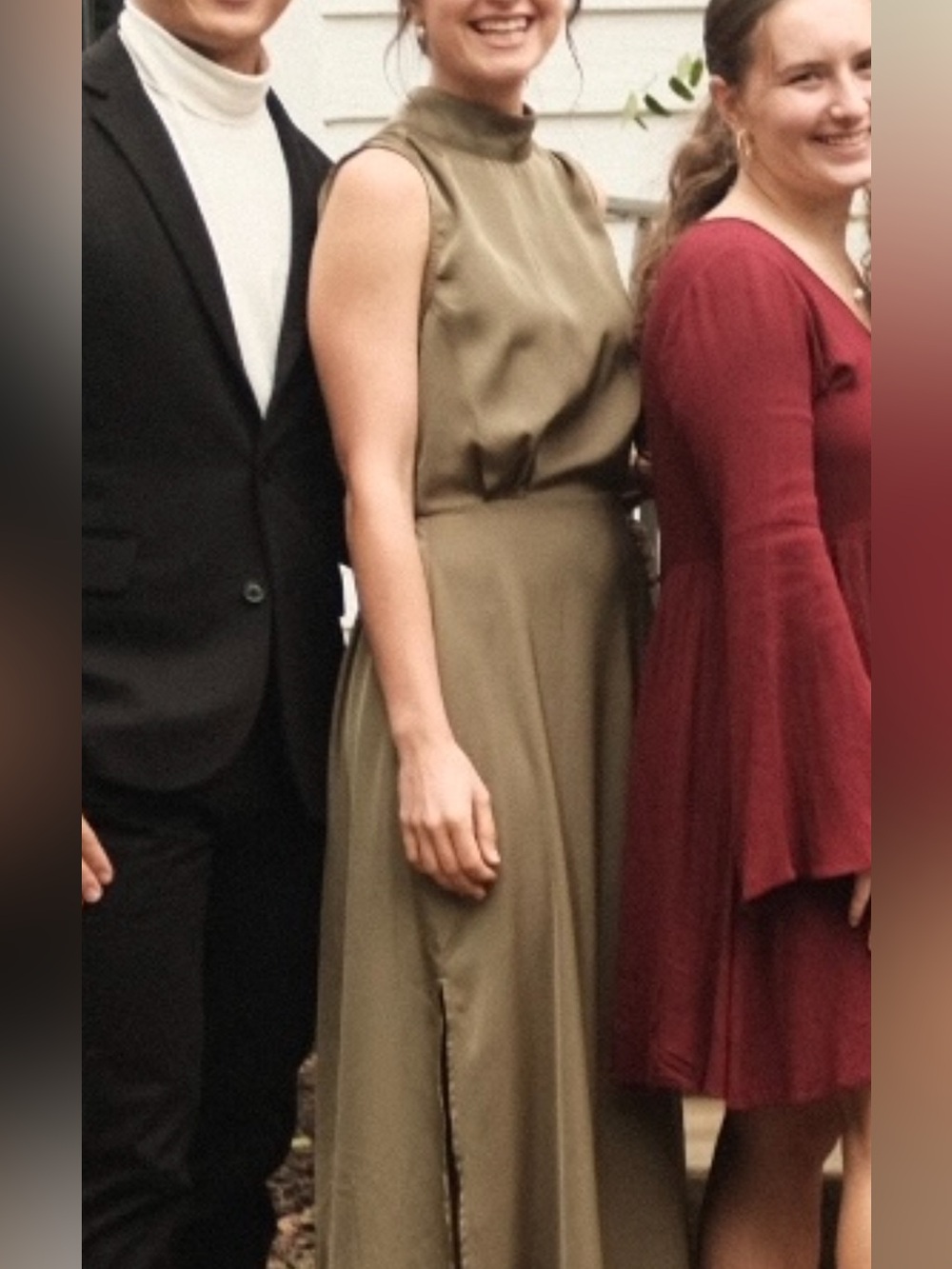 Olive Green Dress